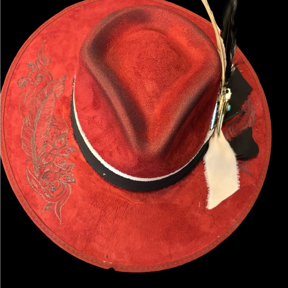 Custom Vegan Suede Fedora